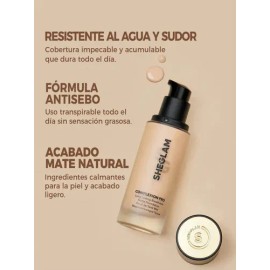 Sheglam Complexion Pro Base Líquida Larga Duración Russet