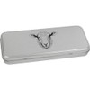Azeeda 'Sheep Head' Metal Hinged Stationery Tin/Storage Box (TT00242230)