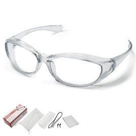 GOKEI Pollen Prevention Glasses, Anti-Fog Pollen Glasses, Double Sided Anti-Fog Lens, Blue Light Cut, Hay Fever Glasses, Splash Prevention Glasses, For Pollen Women, Men's, Pollen Protection, Glasses,