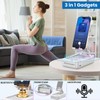 JTEMAN Portable Phone Stand with Speaker Bluetooth Wireless,Gifts for Men