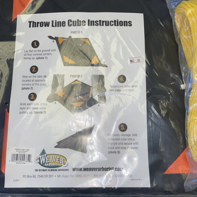 Weaver Arborists THROW LINE KIT - CUBE - 150’ THROW