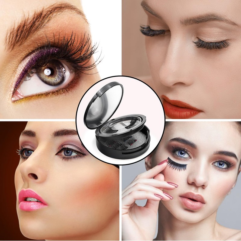 Magnetic Eyelashes, 3D Magnetic Eyelashes with Pliers, Magnetic Eyelashes without