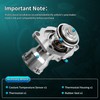 Al Thermostat Housing Assembly Fit for Mercedes-Benz GLK/SLK/ML350（05-13）