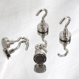 Neodymium Hook Magnet 16mm 6ea