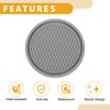 Partuto 4 Pcs 7cm Universal Car Cup Holder Coaster -