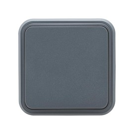 DEBFLEX Cyklone - Toggle Switch Complete - Wall Switch Waterproof IP55 - Indoor/Outdoor - Flush-Mounted - Anthracite - 83 x 83 x 50 mm