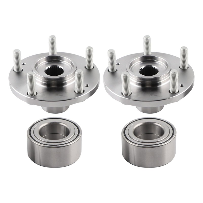 MISIOEK 2 x Front Wheel Hub Bearing Assembly Compatible with