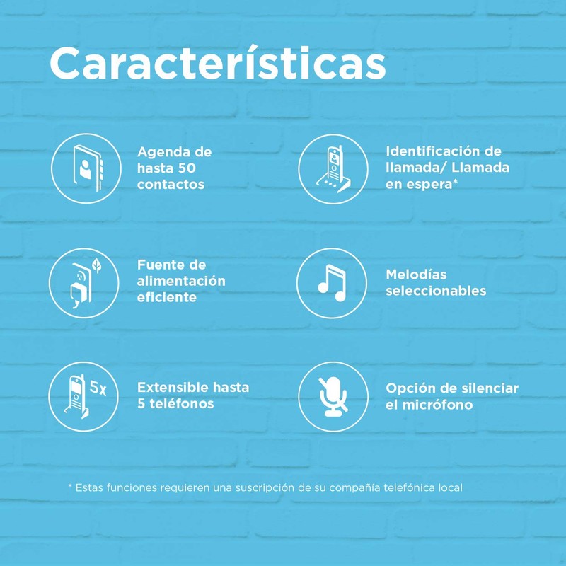 Telefono Inalambrico DECT MOTOROLA C1001 Rojo Cereza