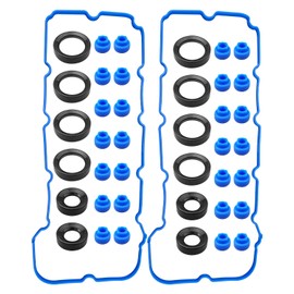 Valve Cover Gasket Set Fit for Ford F-150 Flex 2011-2014 Mustang 5.0L V8 DOHC 2011-2017, Replace VS50811R 151049001 VS 50811 R VS50734 15-10490-01