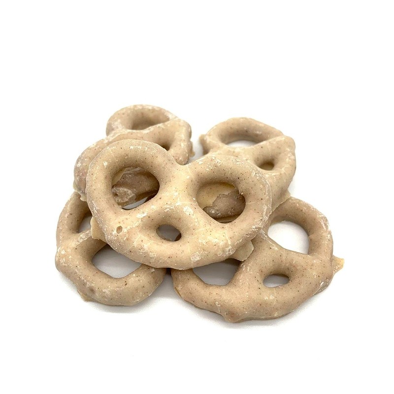 Cinnamon Yogurt Pretzels, Bulk (1 lb. Resealable Zip Lock Stand