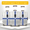 AUSYIWI Suitcase Strap, Suitcase Strap with Combination Lock, Secure Attachment