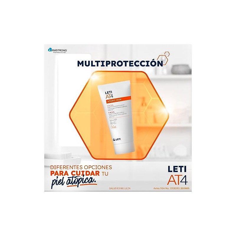 Leti At4 Crema Facial Tubo de 50ml