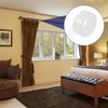 Curtain Rod Slide Smooth Tape, 1IN x 16FT Clear Quiet
