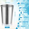 Meanplan 50 Pcs 8.8 Oz Stainless Steel Cups Bulk Small