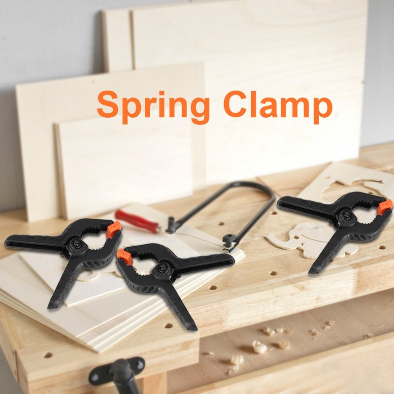 10Pcs Adjustable Plastic Spring Clamps 2 Inch Muslin Clamps for