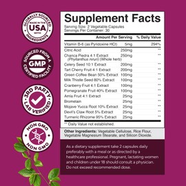 Natures Craft G-Cleanse Uric Acid Supplement - Uric Acid Cleanse for Joint & Kidney Support - Kidney Cleanser with Chanca Piedra, Tart Cherry Extract, Celery Seed Extract Capsules - 60 Count
