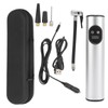Cordless Air Pump Portable Multifunctional Rechargeable Digital Display Lighting InflatorSilver