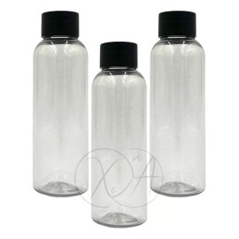 Xena 50 Envases Botella 60 Ml Tapa Rosca Blanca, Negra Y Natural