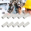 10 Pcs Round Coupling Nut M10x1.5 L35mm Stainless Steel Round
