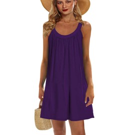 Swimwear Coverups for Women Dresses Bathing Suit Swim Beach Kimono Cover Up Cruise Wear Purple