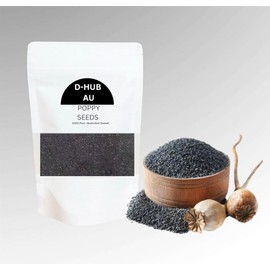 (450g) Poppy Seeds Ideal for Planting, Baking and Tea | Poppy Seeds for cooking Black & Blue Variety for Culinary Delights and Flower Gardens | Khus Khus I 100% Australian packging may vary Papaver Soniferum (450, Grams)