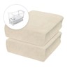 2X Terry Towelling Fitted Sheet for 90 x 40 cm
