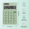 EooCoo Large Size Basic Standard Calculator, Office Desk Accessories, 12