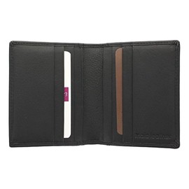 Mala Leather Origin Collection RFID Leather Credit Card Wallet 177 Black/Brown (Black)