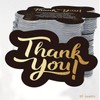 Thank You Card, 50pcs/pack Creative Thank You Card, Double Sided