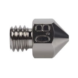 1 boquilla de cobre chapada MK8, duradera, antiadherente, de alto rendimiento, 0,4 mm, 0,6 mm, 0,8 mm, para impresora 3D Creality CR-10 de 1,75 mm