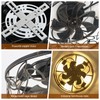 Garwarm Caged Ceiling Fan with Light,18in Rustic Industrial Ceiling Fans