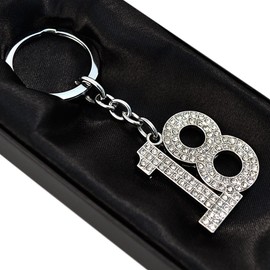 Juliana Crystal Keyring - 18th Birthday SP63318