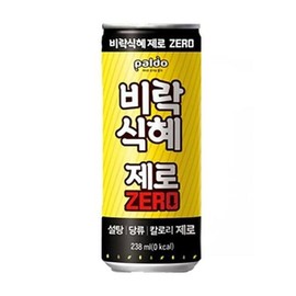 Paldo Birak Sikhye Zero Slim 238ml 24 cans (27390080) / 팔도 비락식혜 제로 슬림 238ml 24캔 (27390080)