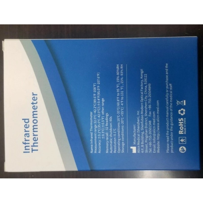 BBLOVE Non-Contact Forehead Infrared Thermometer- NEW CONDITION !!! ship next