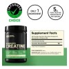 Creatina Monohidratada Optimun Nutrition Creatine Powder 1200 240 Servs Sabor