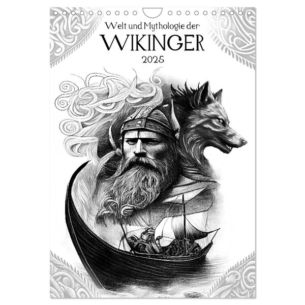 Welt und Mythologie der Wikinger (Wandkalender 2025 DIN A4 hoch),