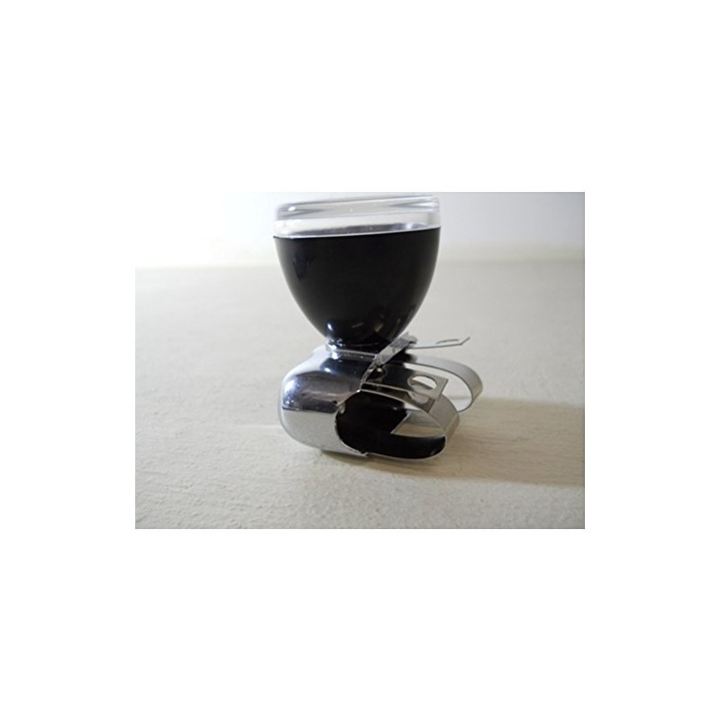 Classic Hot Rod Black Steering Wheel Spinner Suicide Knob/Clear Removable