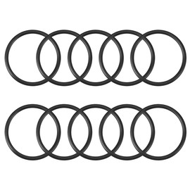 sourcing map O-Rings Nitrile Rubber 20 mm x 23.6 mm x 1.8 mm Pack of 10 Black