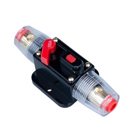 Keple 100A AMP Circuit Breaker 100A Inline Fuse Holder Inverter Block DC 12V-24V Volt Manual Reset for Car Automotive Marine Boat Audio Solar System Protection