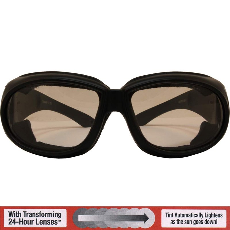 OUTFITTER - Photochromic Light Adjusting Lenses- Motorcycle Sunglasses - FREE