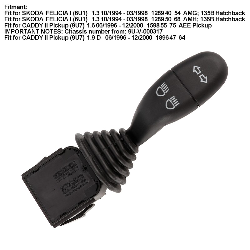 Car Indicators Control Stalk Switch Replacement 6U0953521A Fit for SKODA