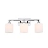 Chloe Lighting Jane Contemporary 3 Light Chrome Bath Vanity Fixture