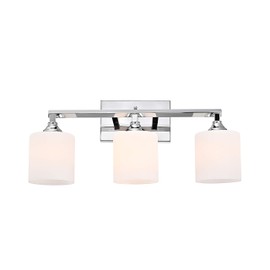 Chloe Lighting Jane Contemporary 3 Light Chrome Bath Vanity Fixture 22" Width