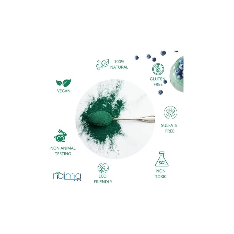 Alga Espirulina Polvo 500 Gramos Pura