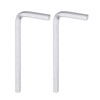 QUARKZMAN Pack of 2 L-shaped square head wrenches, 4 mm