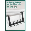 MIVITOOM Over Door Hooks, Over Door Towel Rack with 5