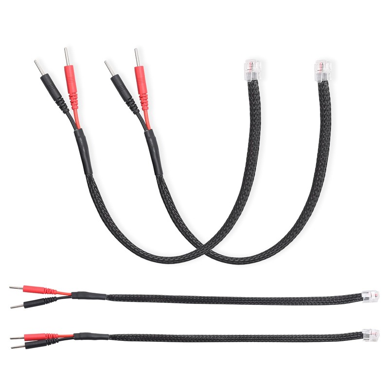Sousery 2 Packs of RJ11 Mirror Wire Power Cord Compatible