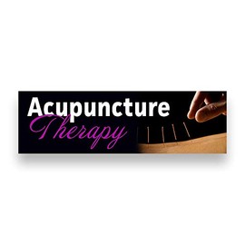 Acupuncture Therapy Vinyl Banner (Size Options) Large - 36x120
