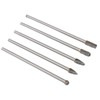 Carbide Burr Set,File Bit 6pcs, Double Cut Alloy Impeller Polishing