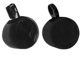 Kistrba 9.5"x9.5"x11.4" Boat Speaker Cover, 600D Oxford Marine Wakeboard Tower Speaker Cover UV Resistant, Dustproof, 2PCS